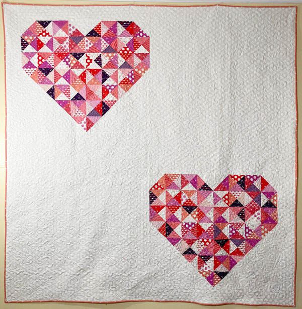 CT Two Hearts Full Quilt