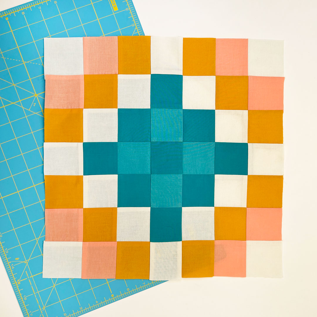 Granny Square quilt block by Lissa Alexander